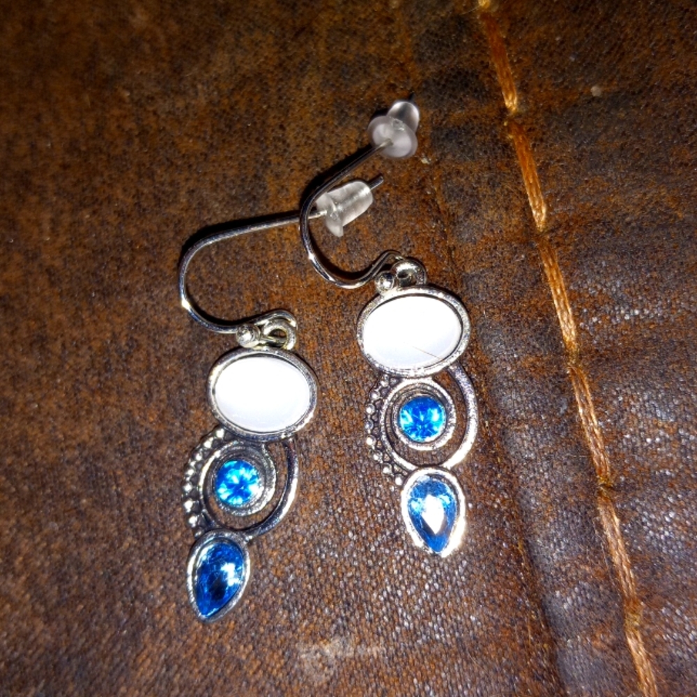 Crystal teardrop dangle #6